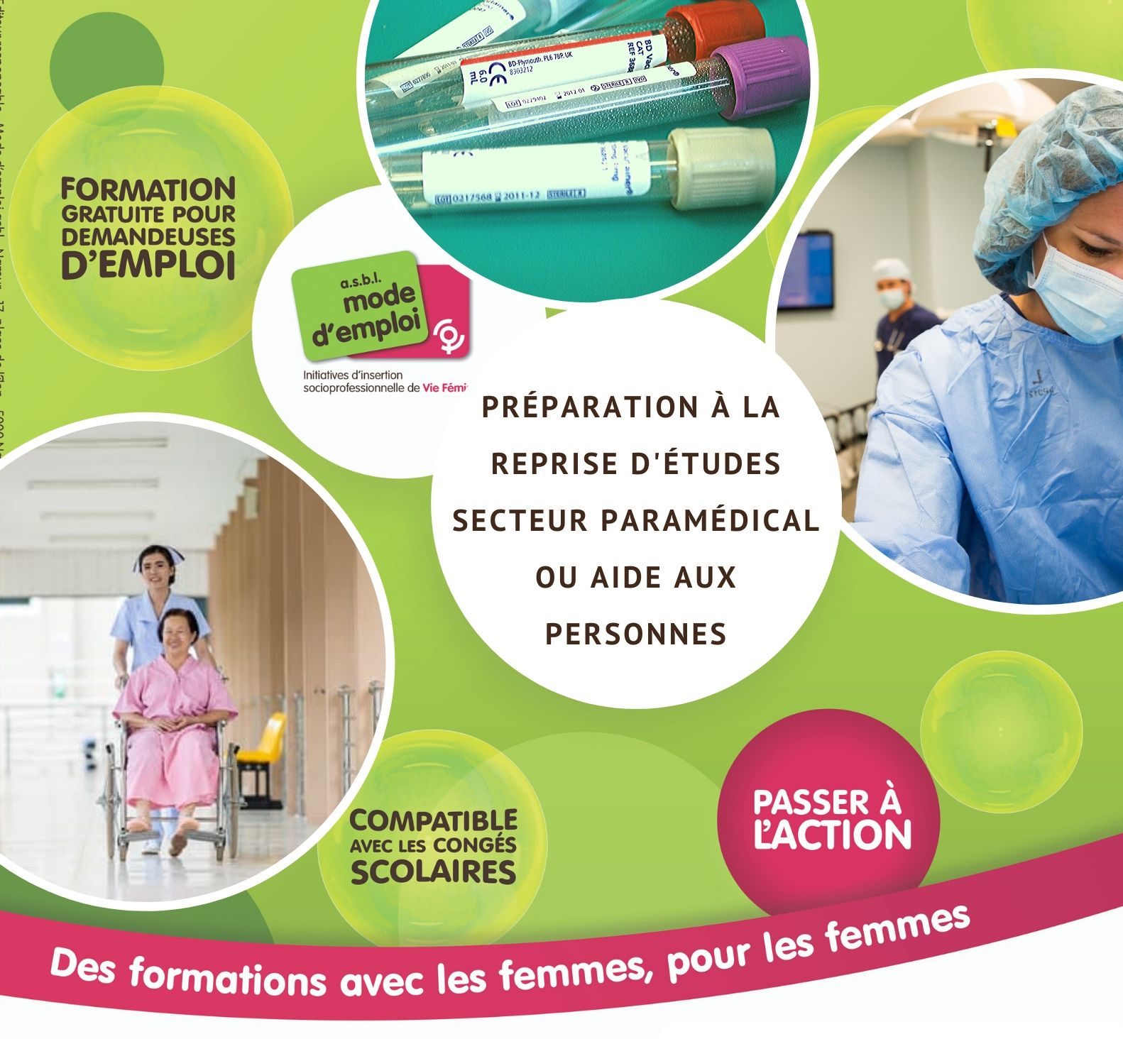 Preparez Vous A Reprendre Des Etudes Et A Les Reussir Secteur Paramedical Infirmieres Aide Familiales Aides Soignantes Brancardieres Etc